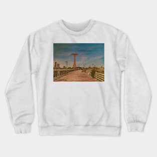 On the way to the Parachute Jump Crewneck Sweatshirt